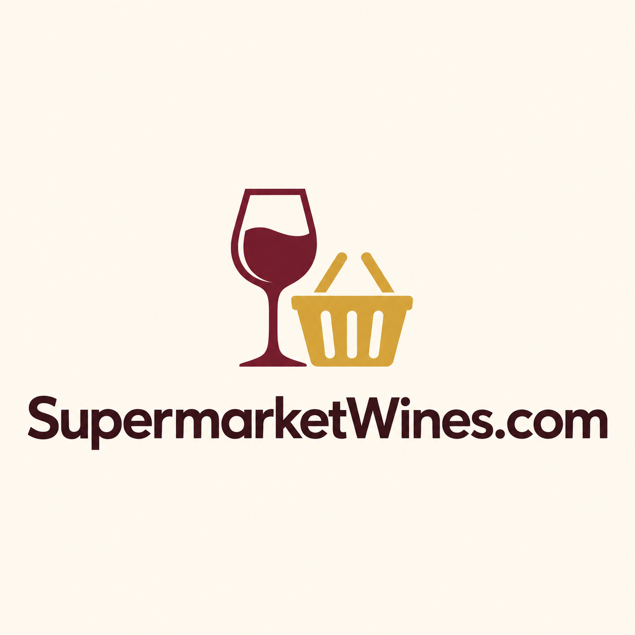 SupermarketWines.com domain name artwork